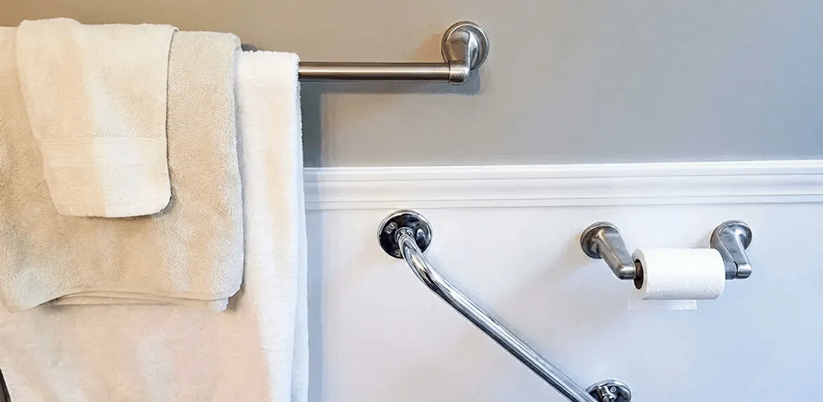 Bathroom grab bar installation for safety and accessibility in South Bend, IN